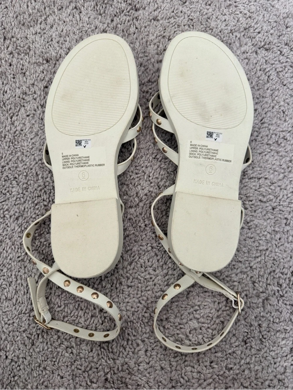 American Eagle Outfitters white strappy